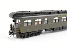 Load image into Gallery viewer, HO Brass NBL - North Bank Line GN - Great Northern A22 Business Car Wood Sides FP Pullman Green DAMAGED - AS IS