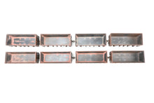 Load image into Gallery viewer, HO MDC Roundhouse SP – Southern Pacific 26’ Highside Ore Car 8-Car Set Custom Built, Detailed, and Painted in REBOXX