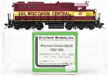 Load image into Gallery viewer, HO Brass CON OMI - Overland Models, Inc. WC - Wisconsin Central EMD SDL39 Nos. 582 - 590, Factory Painted No. 590