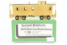 Load image into Gallery viewer, HO Brass OMI - Overland Models, Inc. CNS&M - North Shore Line Wood Caboose w/Cupola #1002-1005