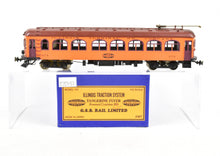 Load image into Gallery viewer, HO Brass GSB Rail Associates ITS - Illinois Traction Service Tangerine Flyer Powered Combine #282 painted