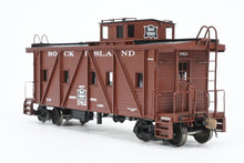 Load image into Gallery viewer, HO Brass OMI - Overland Models, Inc. CRI&P - Rock Island Outside Braced Wood Caboose 2001 Run FP No. 17812 Boxcar Red