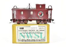 Load image into Gallery viewer, HO Brass NWSL - Northwest Short Line NP - Northern Pacific Wood Caboose painted