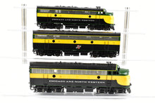 Load image into Gallery viewer, HO Brass Oriental Limited C&NW - Chicago and Northwestern EMD F7A/F7B/F7A PH I 1500 HP 3-Unit Set FP Freight Scheme