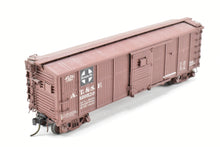 Load image into Gallery viewer, HO Brass Pecos River Brass ATSF - Santa Fe Bx-6 Boxcar w/Ajax Brake Wheel and AB Brake System CP #120530