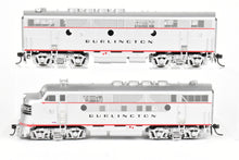 Load image into Gallery viewer, HO Brass DVP - Division Point CB&Q - Burlington Route EMD F3A/B Set Factory Painted No. 9960-A (No number on the "B" Unit)