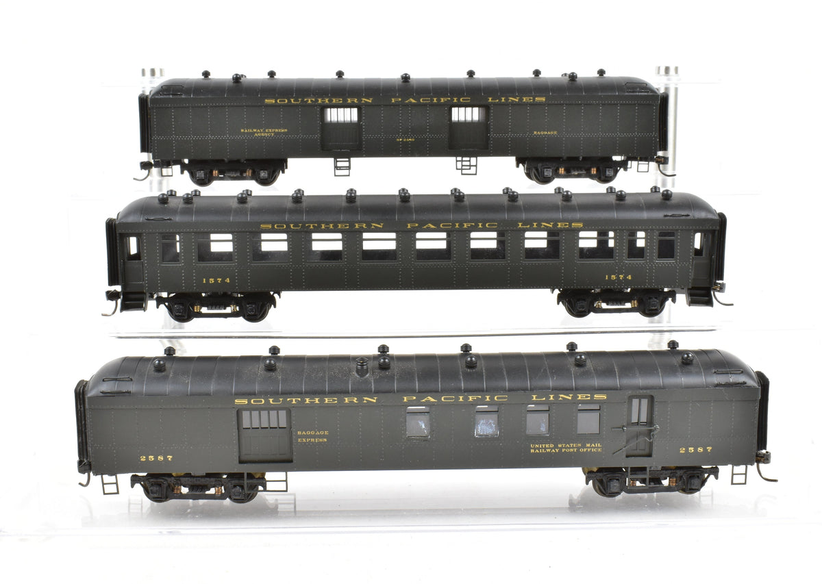 HO Brass Ken Kidder SP - Southern Pacific 3-Car Harriman Set