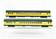 Load image into Gallery viewer, HO Brass NPP - Nickel Plate Products C&NW - Chicago & Northwestern 2-Car Coach Set Pro-Painted