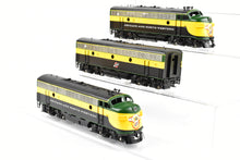 Load image into Gallery viewer, HO Brass Oriental Limited C&NW - Chicago and Northwestern EMD F7A/F7B/F7A PH I 1500 HP 3-Unit Set FP Freight Scheme