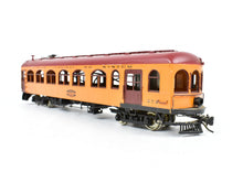Load image into Gallery viewer, HO Brass GSB Rail Associates ITS - Illinois Traction Service Tangerine Flyer Powered Coach #273 Painted