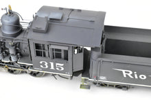 Load image into Gallery viewer, On3 Brass OMI - Overland Models D&RGW - Denver & Rio Grande Western C-18 2-8-0 #315 Switching CP and Weathered 1940's Appearance