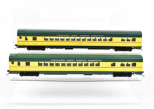 Load image into Gallery viewer, HO Brass NPP - Nickel Plate Products C&NW - Chicago & Northwestern 2-Car Coach Set Pro-Painted