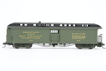 Load image into Gallery viewer, HOn3 Brass Soho D&RGW - Denver & Rio Grande Western #168 Baggage Car with Light Power Unit Custom Painted