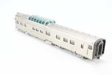 Load image into Gallery viewer, HO Brass CIL - Challenger Imports CB&Q/D&RGW/WP California Zephyr Western Pacific Budd Vista Dome Observation Car "Silver Crescent"