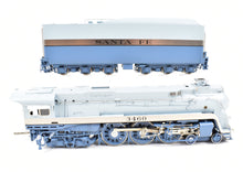 Load image into Gallery viewer, HO Brass Hallmark Models "Super Crown" ATSF - Santa Fe Streamlined 4-6-4 "Blue Goose" FP No. 3460 w/ Modified Skirts