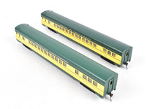 Load image into Gallery viewer, HO Brass NPP - Nickel Plate Products C&NW - Chicago & Northwestern 2-Car Coach Set Pro-Painted