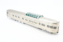 Load image into Gallery viewer, HO Brass CIL - Challenger Imports CB&Q/D&RGW/WP California Zephyr Western Pacific Budd Vista Dome Observation Car "Silver Crescent"