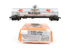 Load image into Gallery viewer, HO Brass PSC - Precision Scale Co. 16,000 Gallon Tank Car Painted Silver Mobilegas