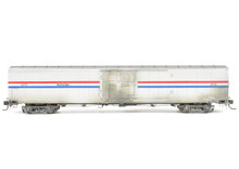 Load image into Gallery viewer, HO Brass Metro Models Amtrak Merchandise Handling Car Custom Painted No. 1470 Weathered