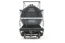 Load image into Gallery viewer, O Brass RYM - Rich Yoder Models CB&Q - Burlington Route MCBA Class II 10,000 Gallon Tank Car FP No. 230094