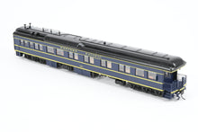 Load image into Gallery viewer, HO NEW Brass NBL - North Bank Line WP - Western Pacific Business Car #101 Blue w/ Yellow Stripe