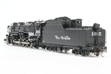 Load image into Gallery viewer, HO Brass CON PFM - United D&RGW - Denver & Rio Grande Western 2-10-2 Late Version F-81 Pro-Painted No. 1405