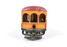 Load image into Gallery viewer, HO Brass GSB Rail Associates ITS - Illinois Traction Service Tangerine Flyer Powered Coach #273 Painted