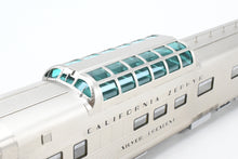 Load image into Gallery viewer, HO Brass CIL - Challenger Imports CB&Q/D&RGW/WP California Zephyr Western Pacific Budd Vista Dome Observation Car "Silver Crescent"