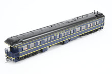 Load image into Gallery viewer, HO NEW Brass NBL - North Bank Line WP - Western Pacific Business Car #101 Blue w/ Yellow Stripe
