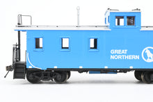 Load image into Gallery viewer, HO Brass OMI - Overland Models, Inc. GN - Great Northern 30' All Plywood Caboose FP Big Sky Blue No. X211