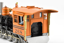 Load image into Gallery viewer, Sn3 Brass P-B-L Milestone Models D&RGW - Denver & Rio Grande Western Class C-16 2-8-0 #268 FP Bumblebee Scheme