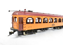 Load image into Gallery viewer, HO Brass GSB Rail Associates ITS - Illinois Traction Service Tangerine Flyer Powered Coach #273 Painted