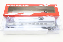 Load image into Gallery viewer, HO CON Rapido Trains, Inc. CNR – Canadian National Railway Via Rail Tempo Train w/ Two Extra Cars FP