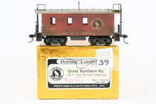 Load image into Gallery viewer, HO Brass Oriental Limited GN - Great Northern 25 Foot Yard Service Caboose Custom Painted & Weathered