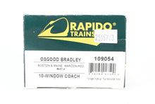 Load image into Gallery viewer, HO Rapido Trains Inc. B&M - Boston & Maine Osgood - Bradley 10 Window Coach No. 4614 Maroon/Red