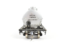 Load image into Gallery viewer, HO Brass PSC - Precision Scale Co. 16,000 Gallon Tank Car Painted Silver Mobilegas