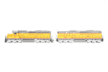 Load image into Gallery viewer, HO Brass Oriental Limited UP - Union Pacific EMD SD24 2400 HP Low Hood Version and SD24B Cabless Version Custom Painted Nos. 403 and 403B