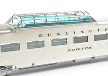 Load image into Gallery viewer, HO Brass Oriental Limited CB&Q - Burlington Route Twin Cities Zephyr Dome Coach "Silver Dome" CP