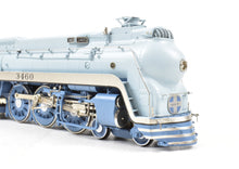 Load image into Gallery viewer, HO Brass Hallmark Models "Super Crown" ATSF - Santa Fe Streamlined 4-6-4 "Blue Goose" FP No. 3460 w/ Modified Skirts