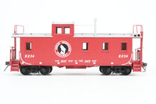Load image into Gallery viewer, HO Brass OMI - Overland Models, Inc. GN - Great Northern 30' Wood Caboose w/Swing Motion Trucks FP Red No. X234