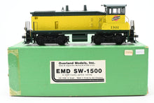 Load image into Gallery viewer, O Brass CON OMI - Overland Models, Inc. C&NW - Chicago & North Western EMD SW-1500 w/AAR Trucks and Partial Railings Custom Painted No. 1309 RARE!