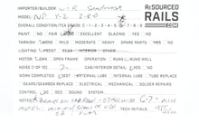 Load image into Gallery viewer, HO Brass W&R Enterprises NP - Northern Pacific Y-2 2-8-0 FP No. 1285 MINOR PAINT ISSUE