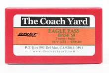 Load image into Gallery viewer, HO Brass TCY - The Coach Yard No. 1472 BNSF - Burlington Northern Santa Fe "Eagle Pass" 6 Suites Buffet Business Car No. 69