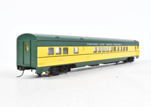 Load image into Gallery viewer, HO Brass NPP - Nickel Plate Products C&NW - Chicago & Northwestern 2-Car Baggage & Parlor Set Pro-Painted
