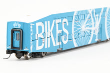 Load image into Gallery viewer, N Athearn Metrolink Bombardier Coach 3-Pack Special Edition "Bikes" and "Stay Alert Stay Alive" Cars - MISSING OUTER SLEEVE