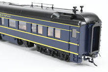 Load image into Gallery viewer, HO NEW Brass NBL - North Bank Line WP - Western Pacific Business Car #101 Blue w/ Yellow Stripe