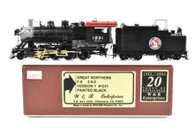 Load image into Gallery viewer, HO Brass CON W&R Enterprises GN - Great Northern F-8 2-8-0 FP Black No. 1231 Version 1
