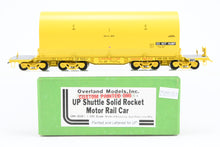 Load image into Gallery viewer, HO Brass CON OMI - Overland Models, Inc. UP - Union Pacific NASA Shuttle Solid Rocket Motor Rail Car Factory Painted No. 50011