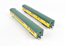 Load image into Gallery viewer, HO Brass NPP - Nickel Plate Products C&NW - Chicago & Northwestern 2-Car Baggage & Parlor Set Pro-Painted