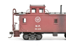 Load image into Gallery viewer, HO Brass Hallmark Models MOPAC Missouri Pacific Standard Wood Sheathed Caboose Painted